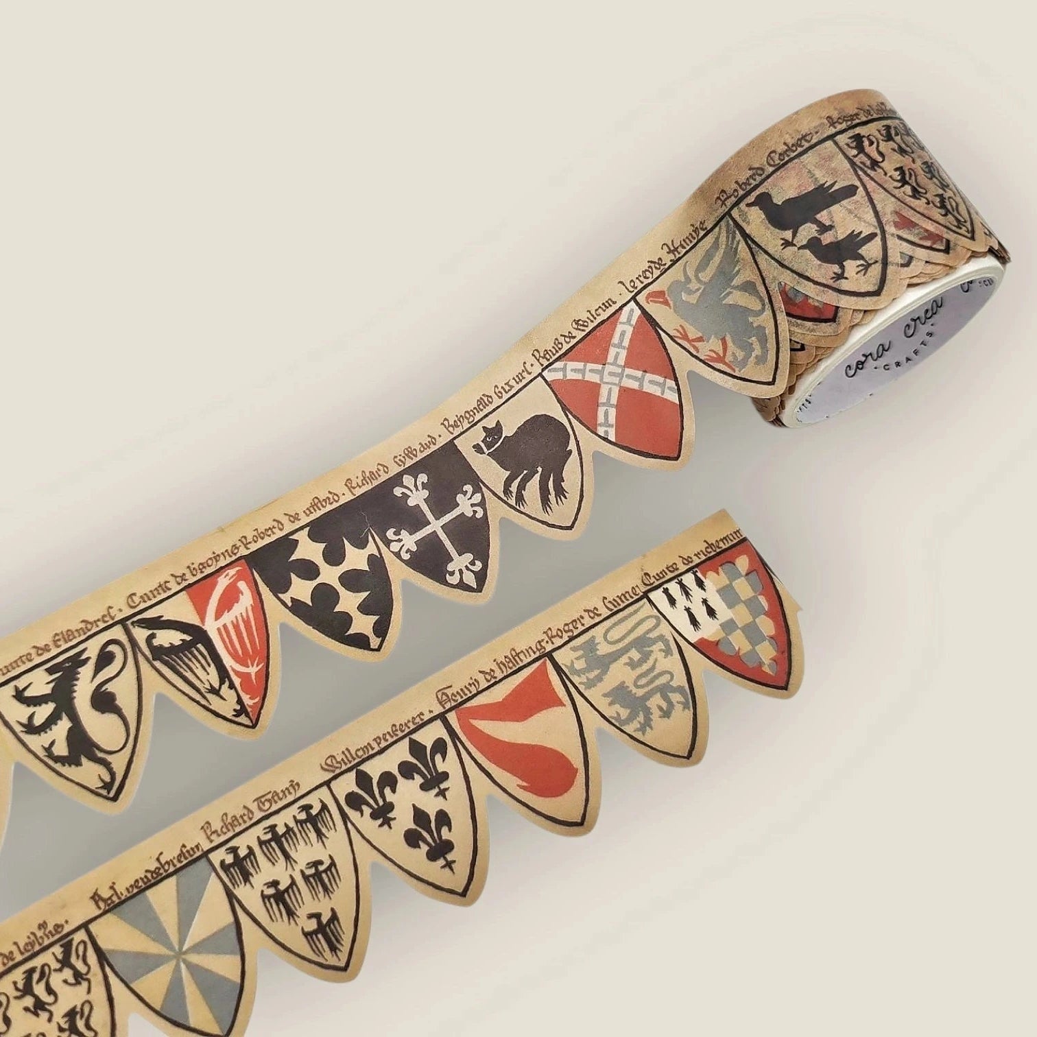 Coat of Arms Cutout Washi Tape - Cantrip Candles