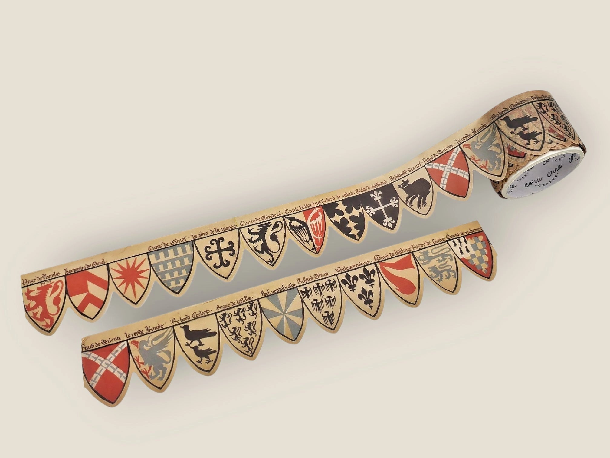 Coat of Arms Cutout Washi Tape - Cantrip Candles