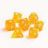 Cosmos Solaris 7 pc Dice Set - Cantrip Candles