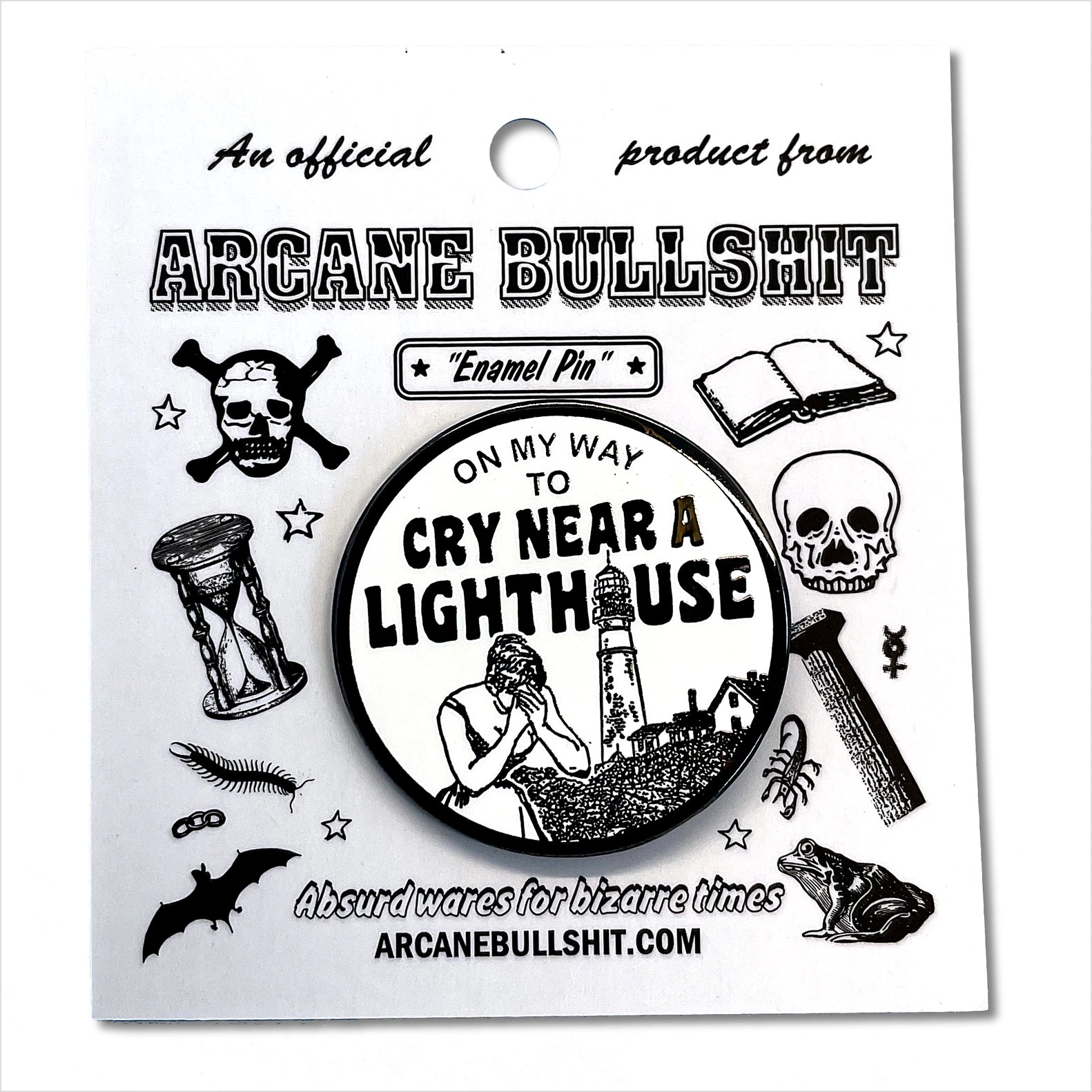Cry Near A Lighthouse Enamel Pin