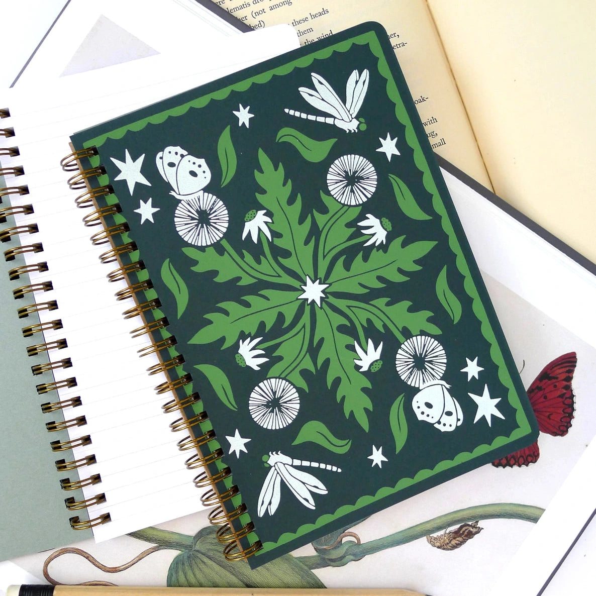 Dandelion Coil Notebook - Cantrip Candles