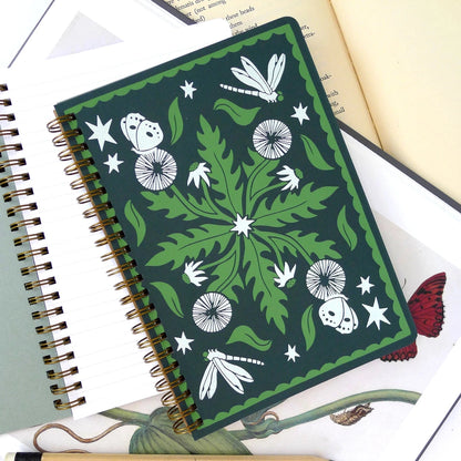 Dandelion Coil Notebook - Cantrip Candles