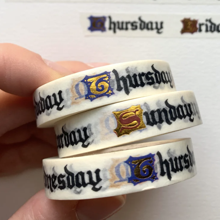 Medieval Days Washi Tape - Cantrip Candles