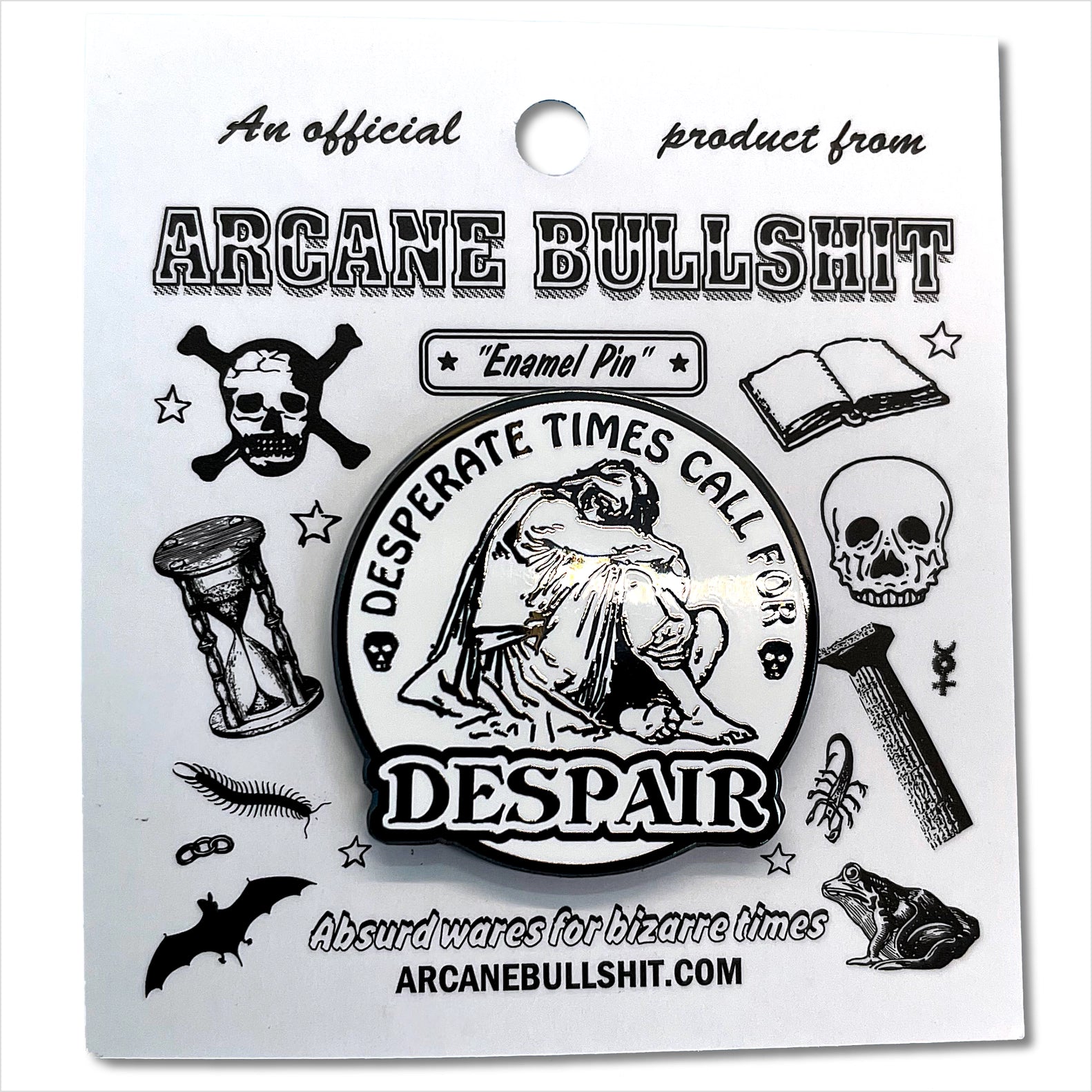 Despair Enamel Pin