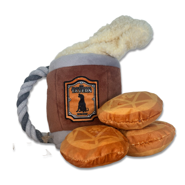 Black Hound Tankard Dog Toy - Cantrip Candles