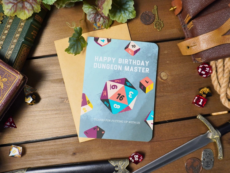 Dungeon Master Happy Birthday Card