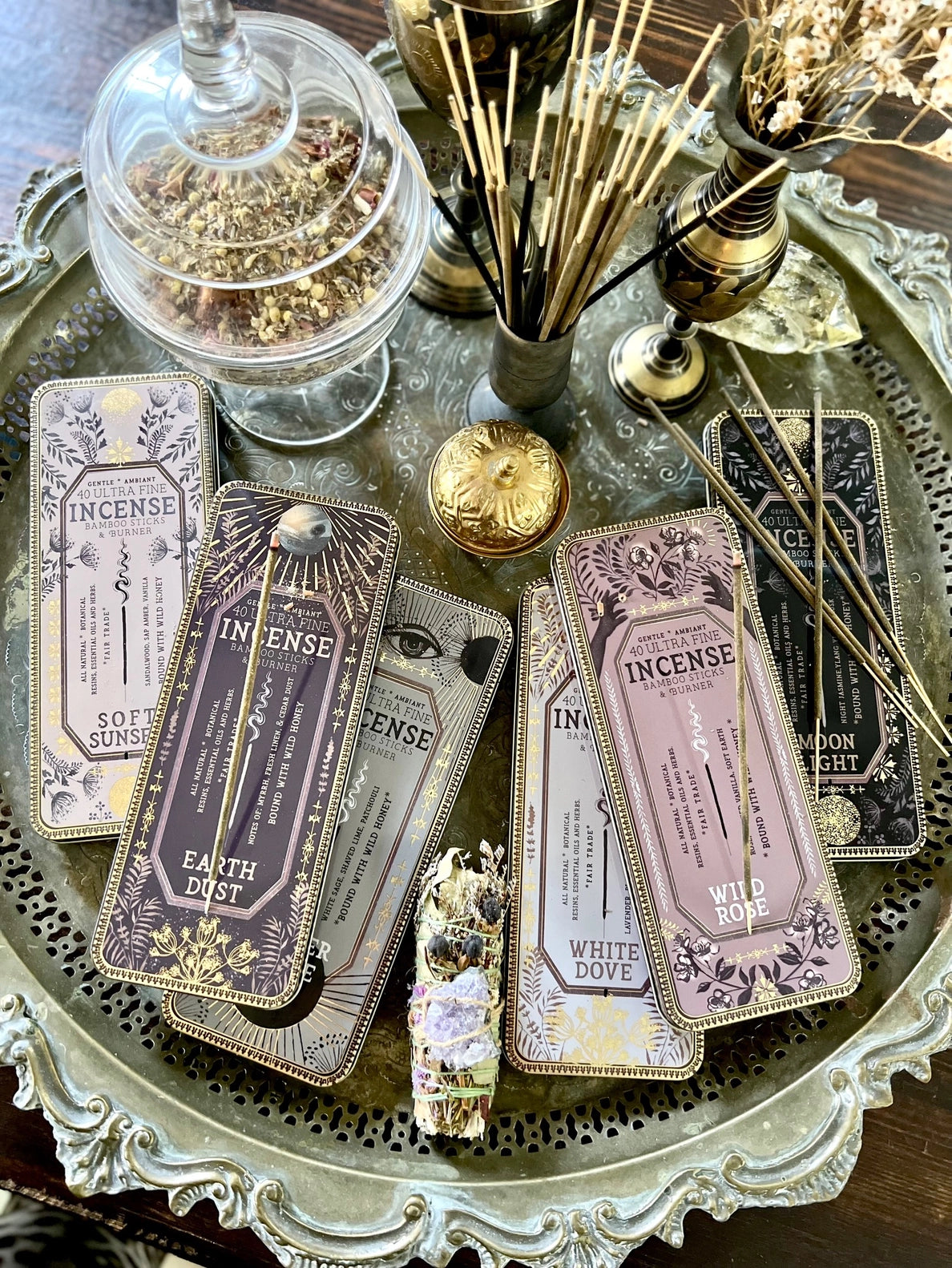 Premium Incense Sticks - Wild Rose - Cantrip Candles