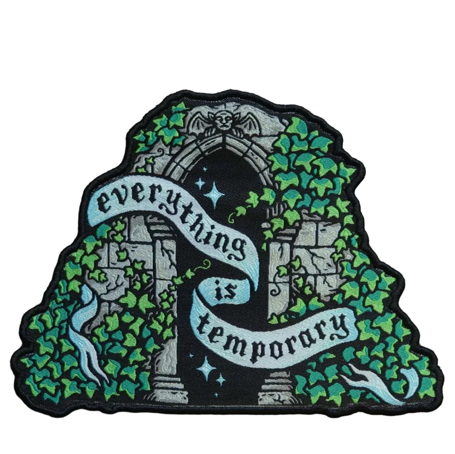 Everything is Temporary Woven Patch - Cantrip Candles