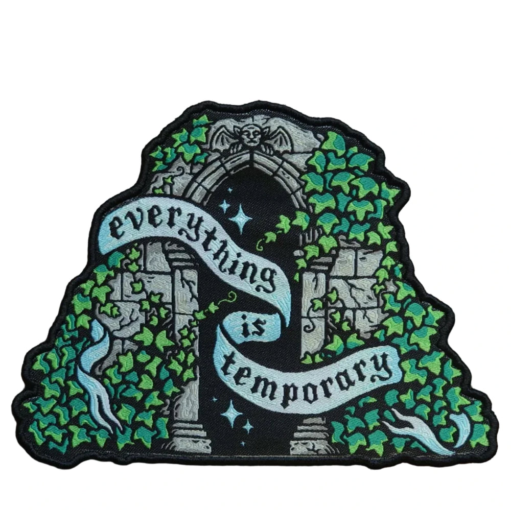 Everything is Temporary Woven Patch - Cantrip Candles