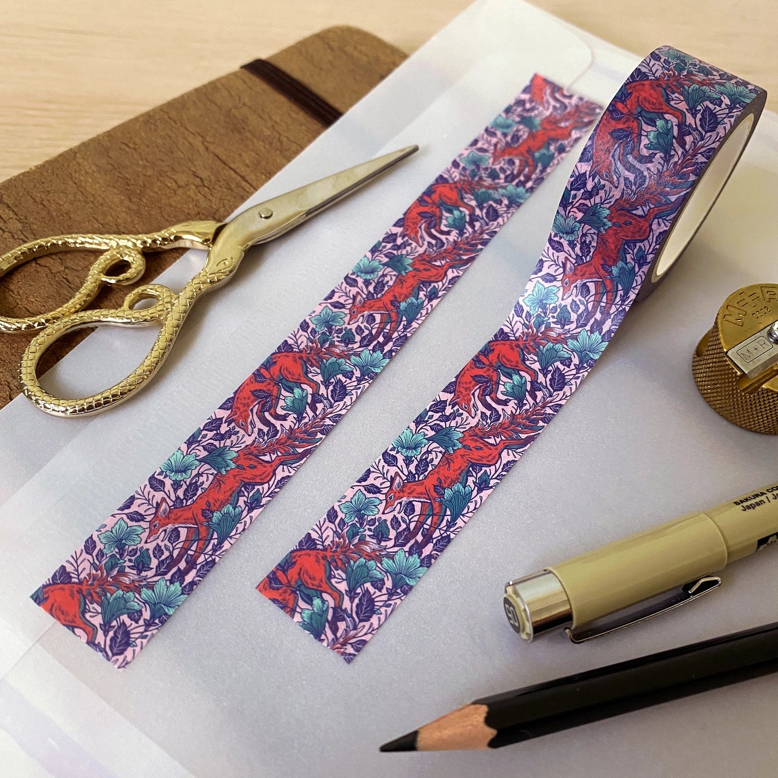 Foxes Washi Tape