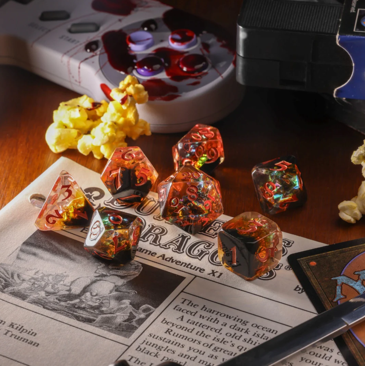 Frenzy 7 pc Dice Set - Cantrip Candles