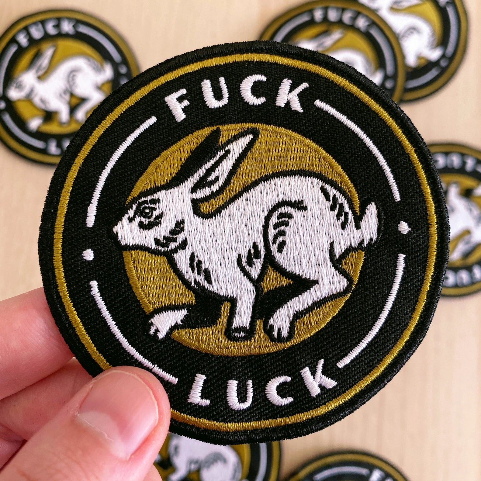 Fuck Luck Embroidered Patch