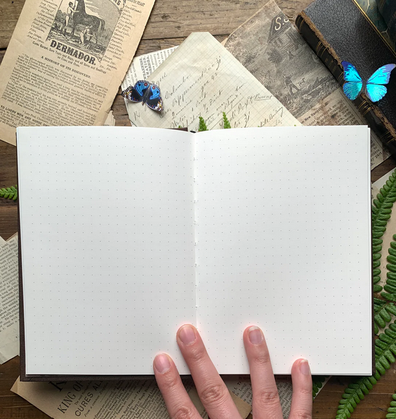 Creeping Moon Notebooks - Brown (The Wanderer) - Cantrip Candles