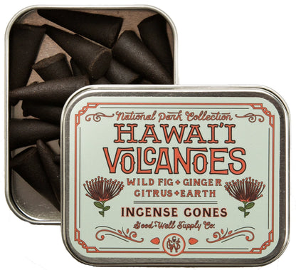 National Park Incense Cones - Hawai'i Volcanoes - Cantrip Candles