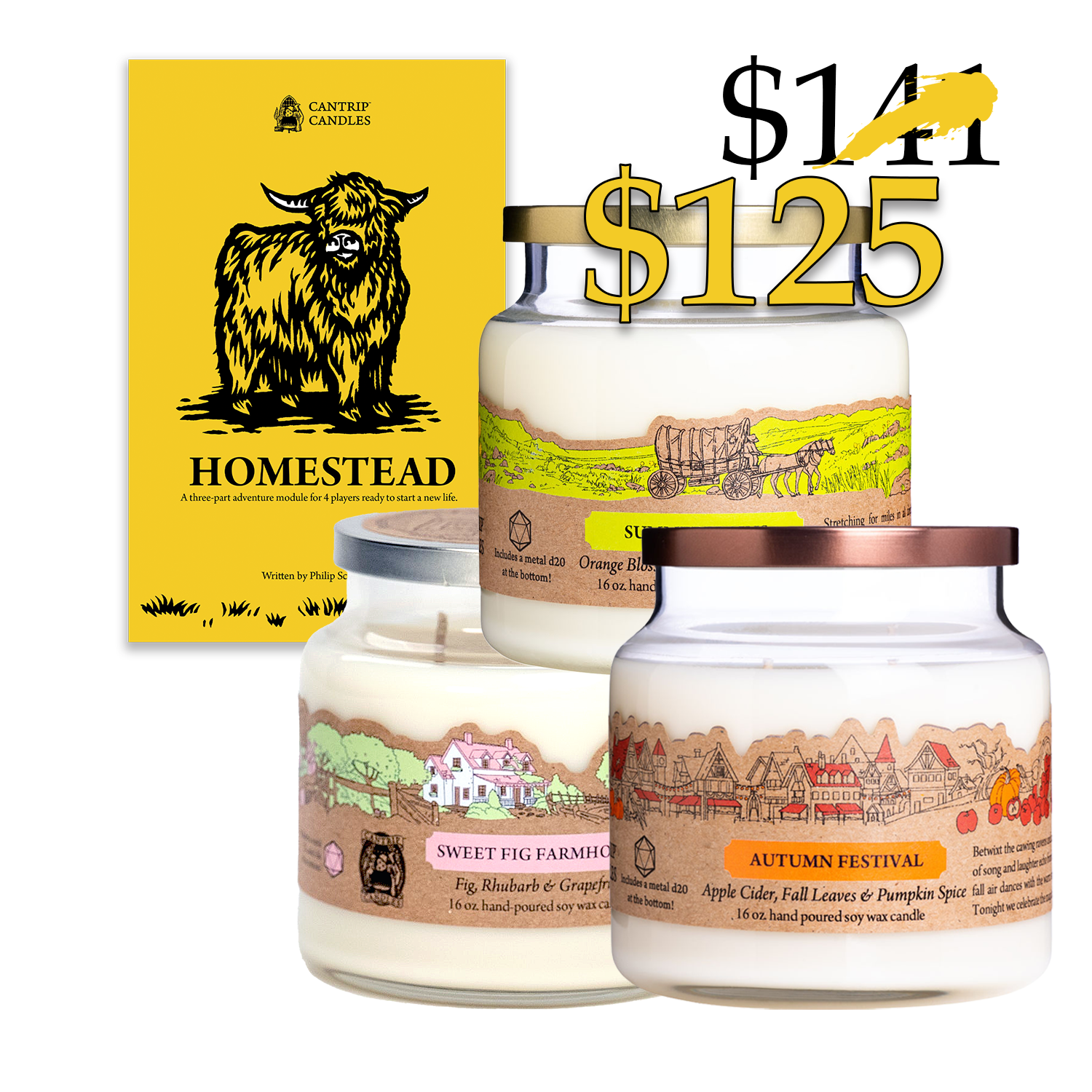 Homestead BIG bundle - Cantrip Candles