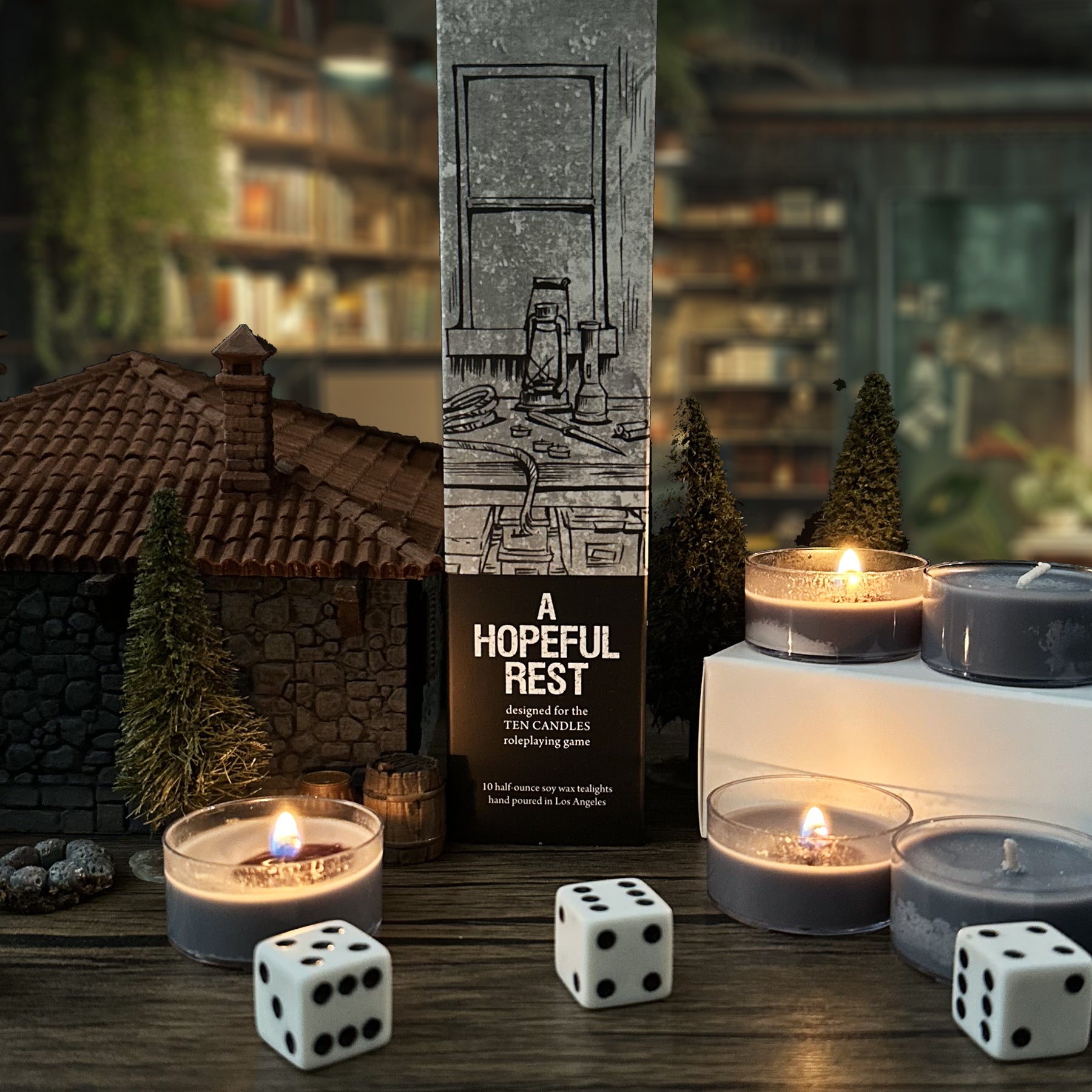 Ten Candles: A Hopeful Rest - Cantrip Candles