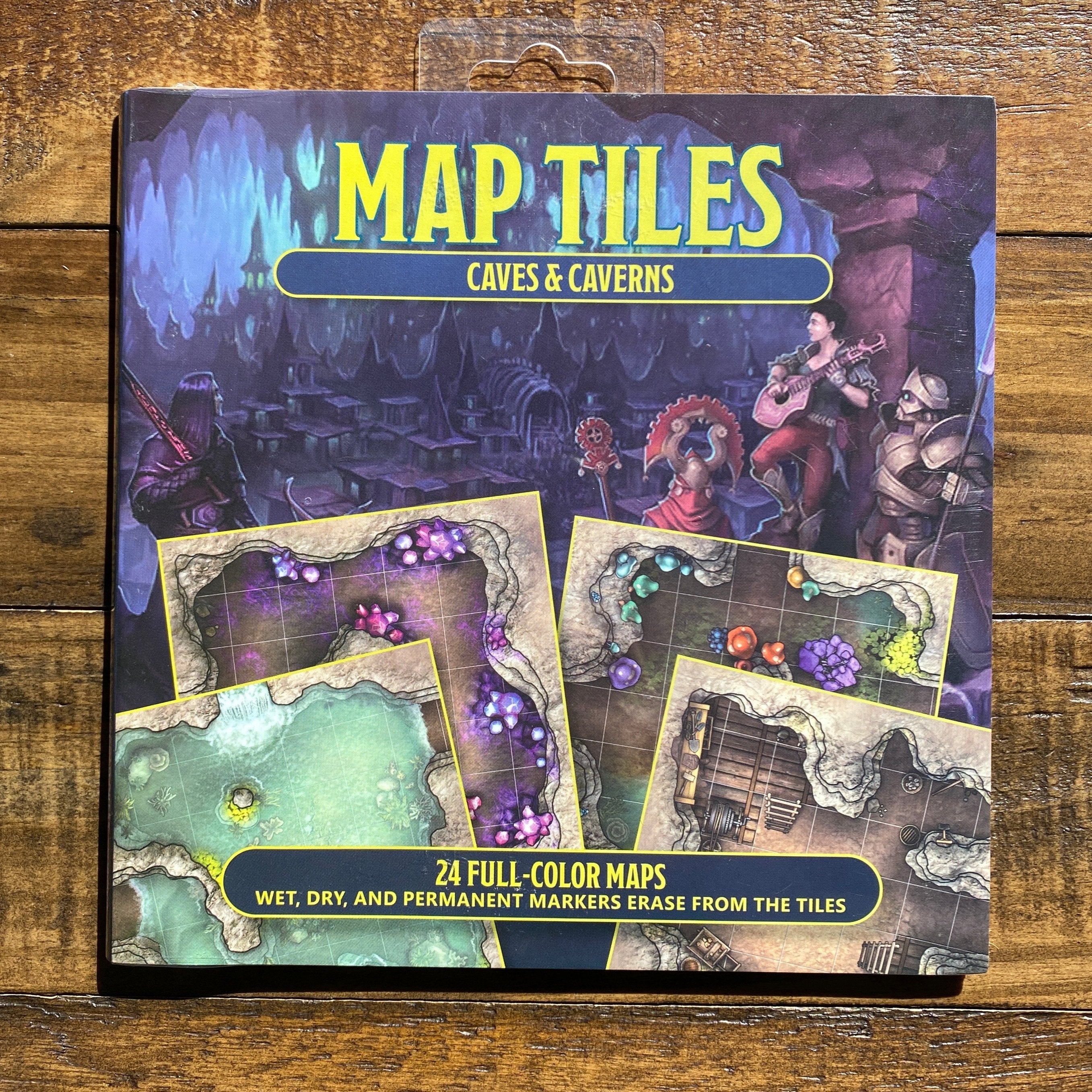 Map Tiles: Caves & Caverns - Cantrip Candles