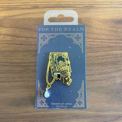 Weapon Enamel Pin - Spellbook - Cantrip Candles