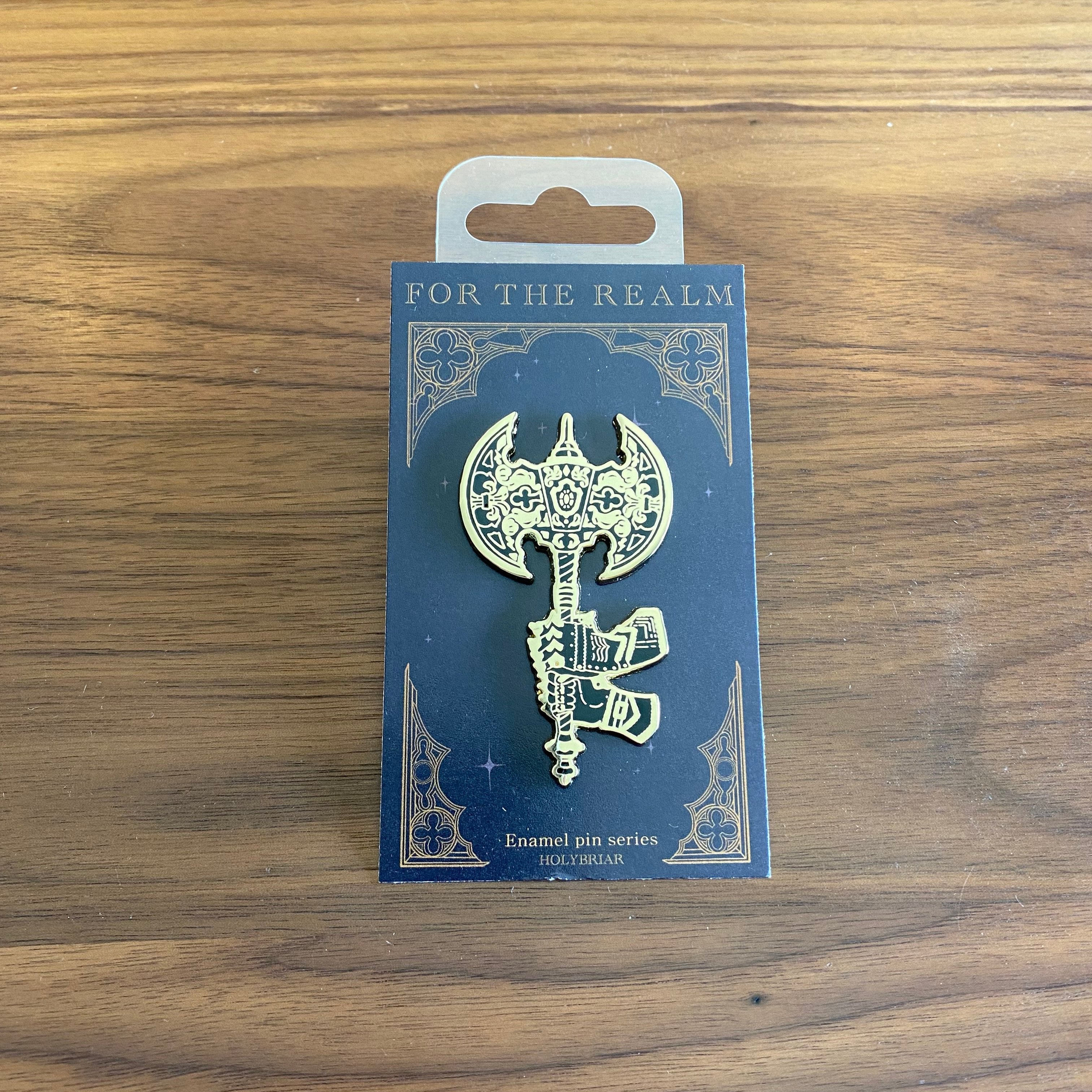 Weapon Enamel Pin - Axe - Cantrip Candles