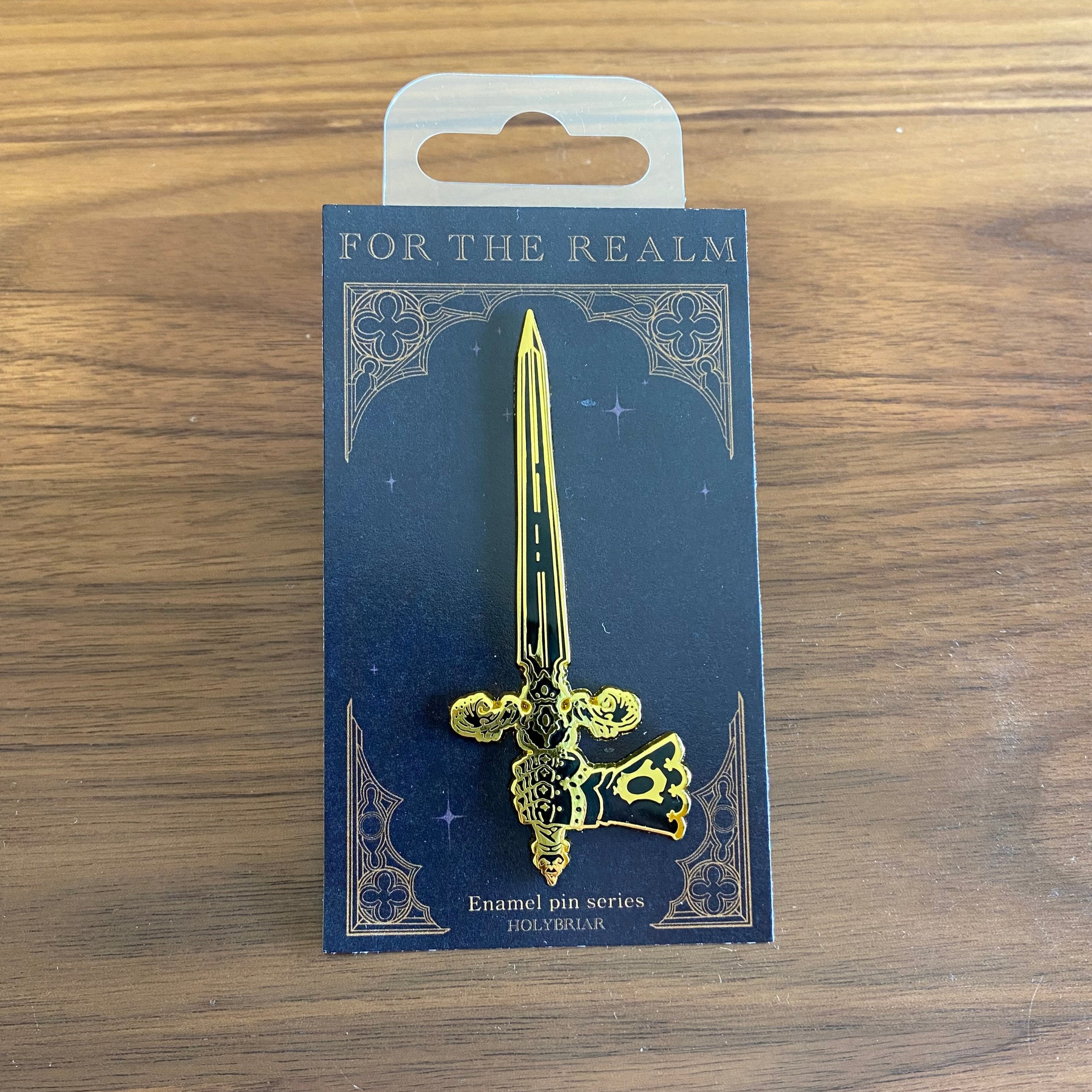 Weapon Enamel Pin - Sword - Cantrip Candles