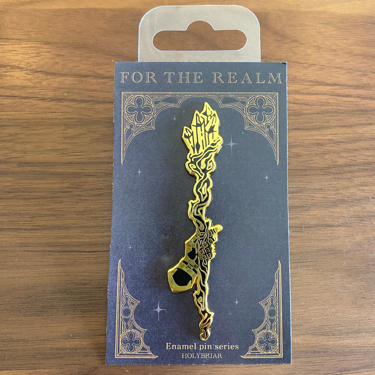 Weapon Enamel Pin - Magic Staff