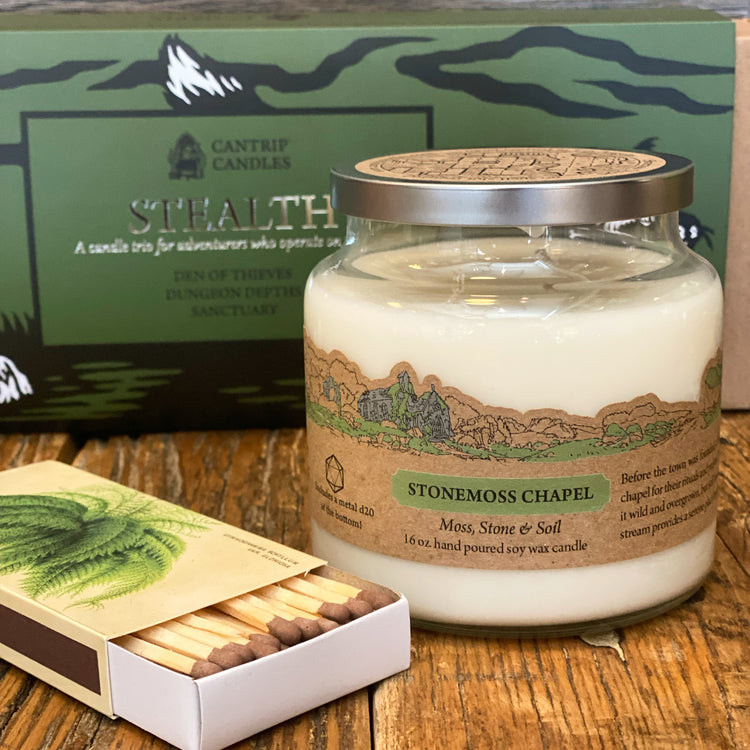 Stonemoss  Chapel 16oz - Cantrip Candles