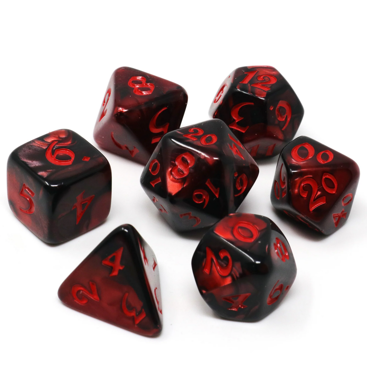Inquisitor 7 pc Dice Set - Cantrip Candles