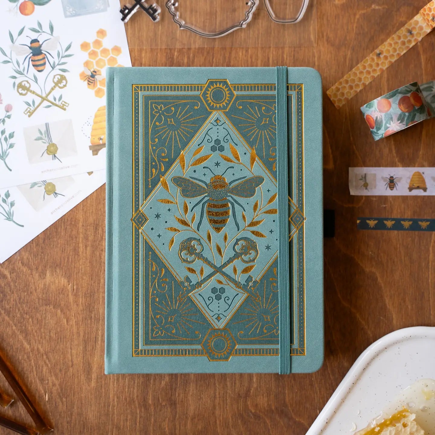 Archer & Olive - Keeper of the Bees Notebook - Cantrip Candles