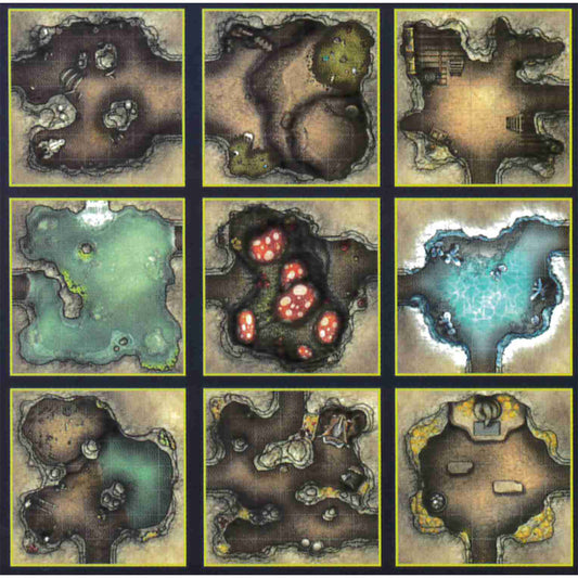 Map Tiles: Caves & Caverns