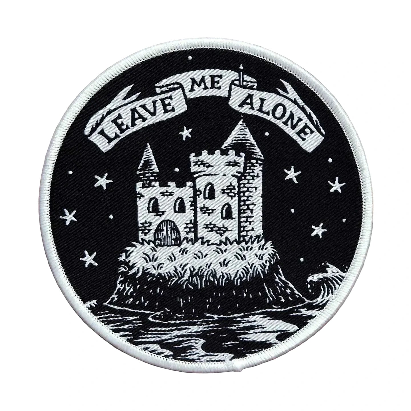 Leave Me Alone Woven Patch - Cantrip Candles