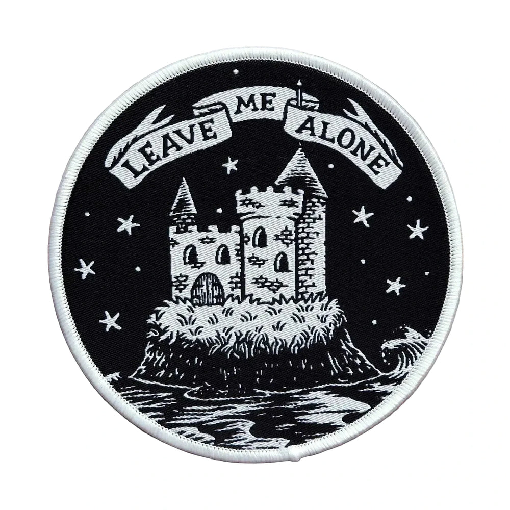 Leave Me Alone Woven Patch - Cantrip Candles