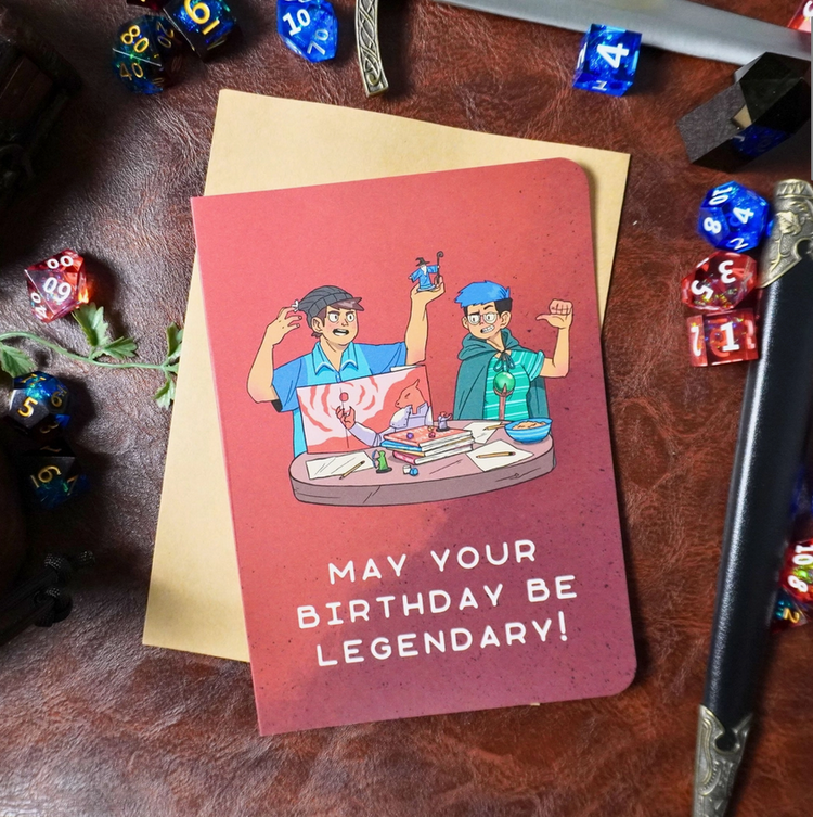 May Your Birthday Be Legendary Card