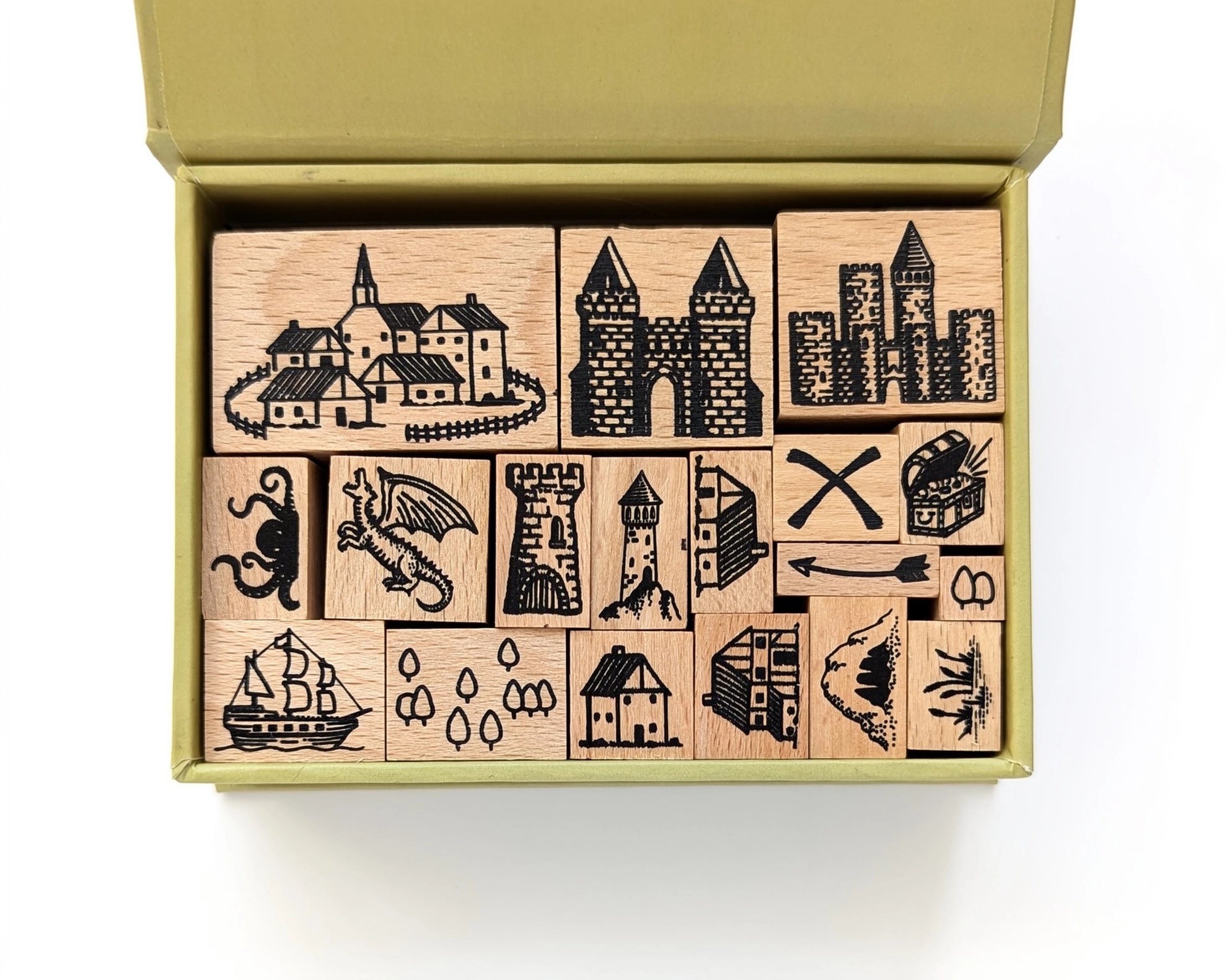 Map Making Stamp Kit - Castle Pack - Cantrip Candles