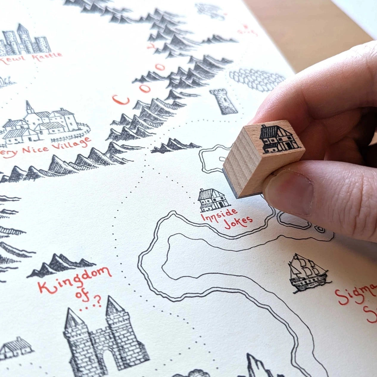 Map Making Stamp Kit - Castle Pack - Cantrip Candles