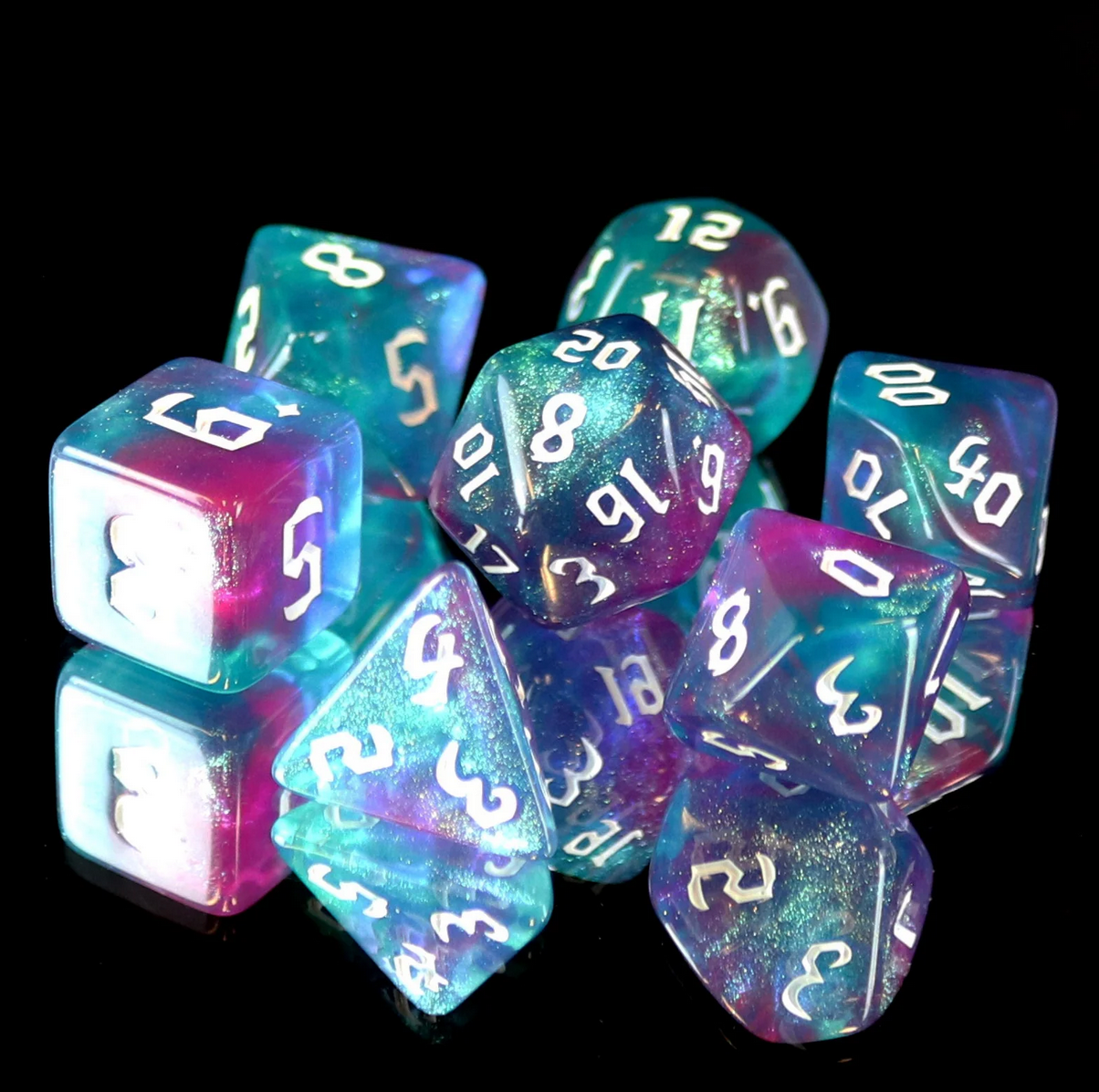 Magic Wand 7 pc Dice Set - Cantrip Candles