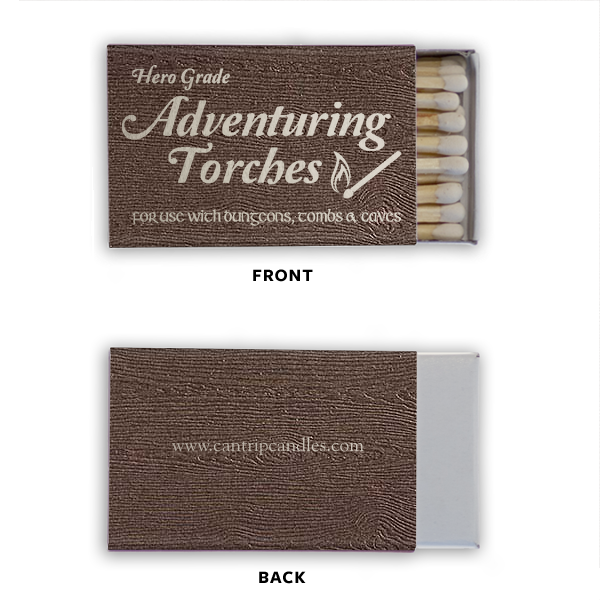 Adventuring Torches: Matchbook - Cantrip Candles