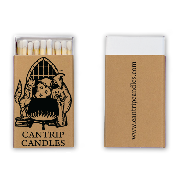 Cantrip Logo: Matchbook - Cantrip Candles