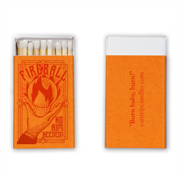 Fireball:  Matchbook - Cantrip Candles