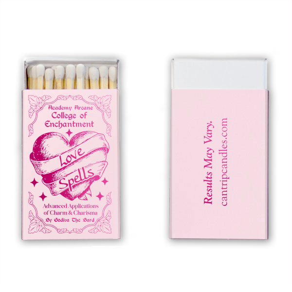 Love Spells: Matchbook - Cantrip Candles