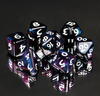 Moonstone Deepwalker 7 pc Dice Set - Cantrip Candles