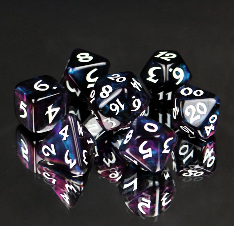 Moonstone Deepwalker 7 pc Dice Set