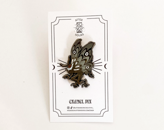 Mothman Enamel Pin