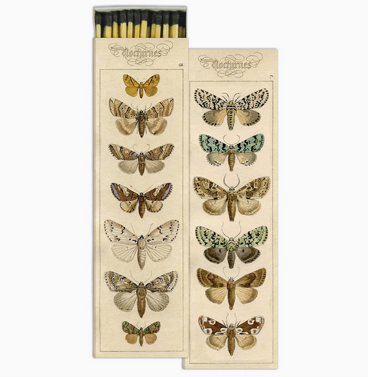 Moths Matchbox - Large - Cantrip Candles