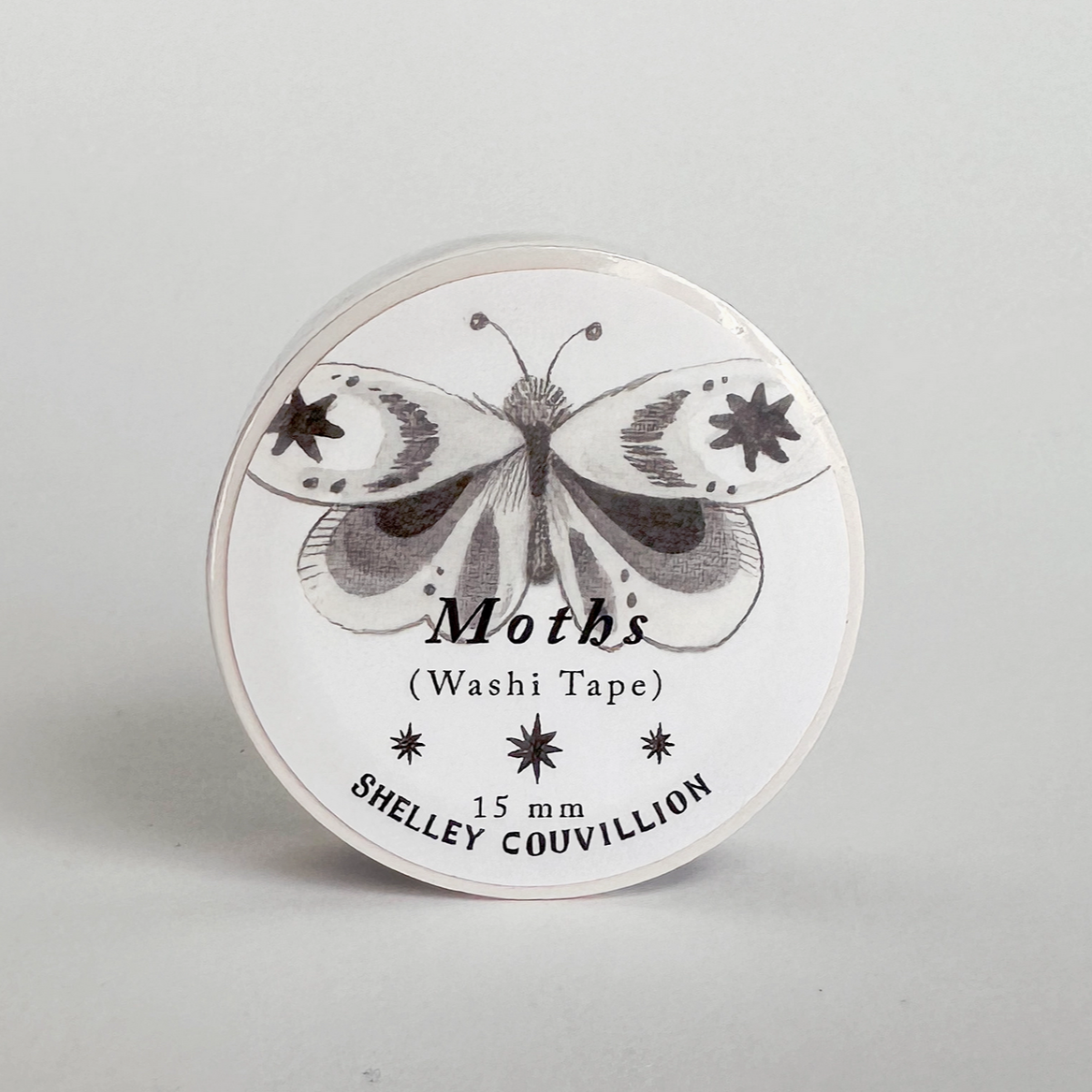 Moths Washi Tape - Cantrip Candles