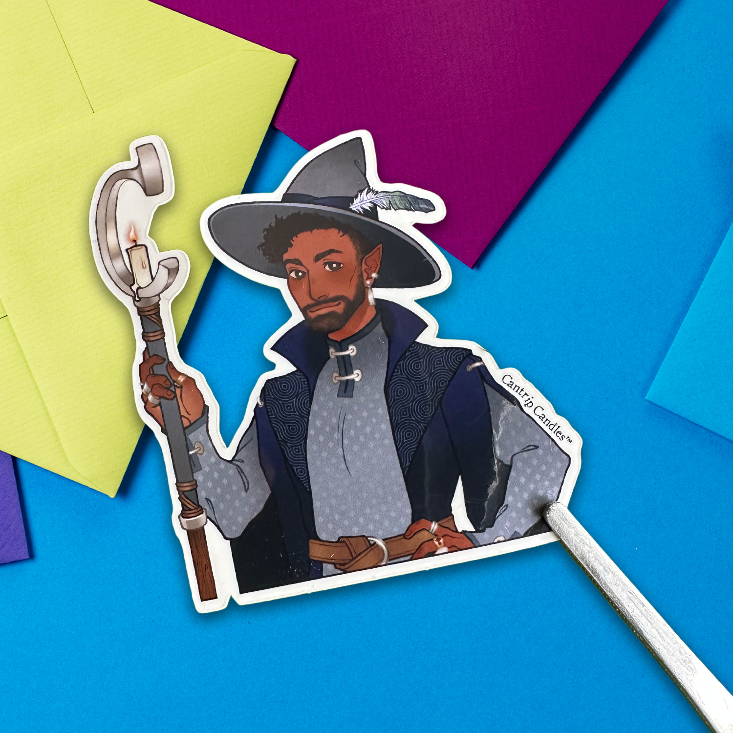 Mr. Cantrip Sticker - Cantrip Characters - Cantrip Candles