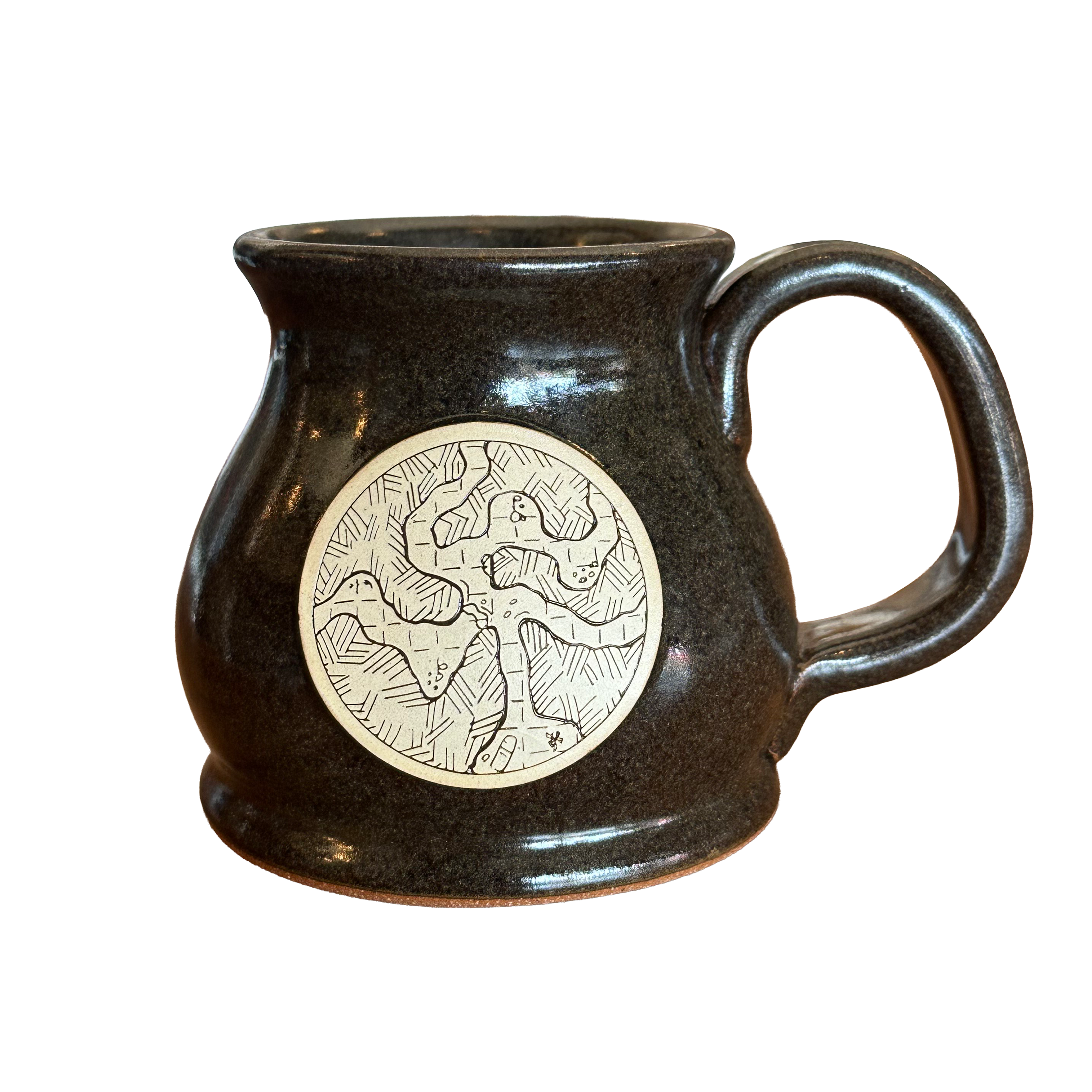 Dungeon Map Ceramic Mug - Cantrip Candles