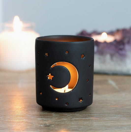 Tealight Candleholder - Mystical Moon - Cantrip Candles