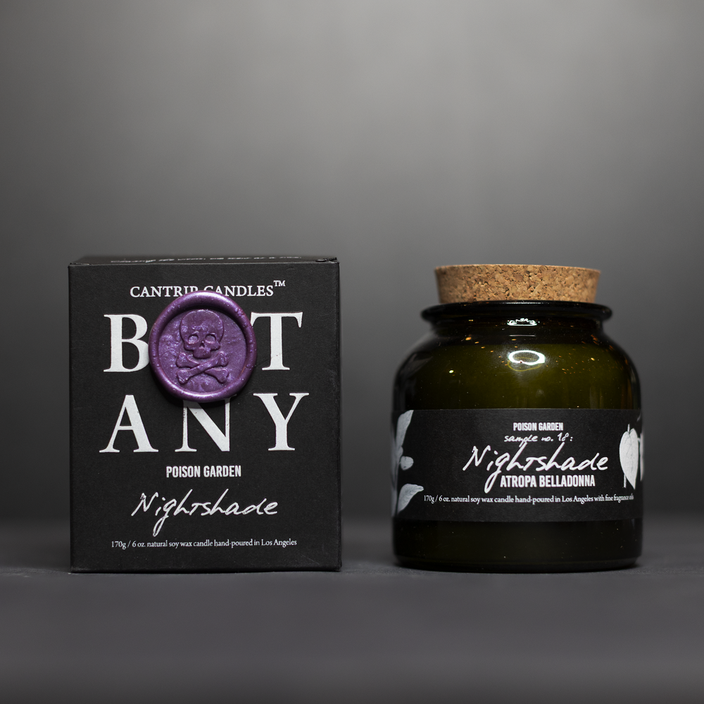 Botany: Poison Garden ~ Nightshade 🫐 - Cantrip Candles