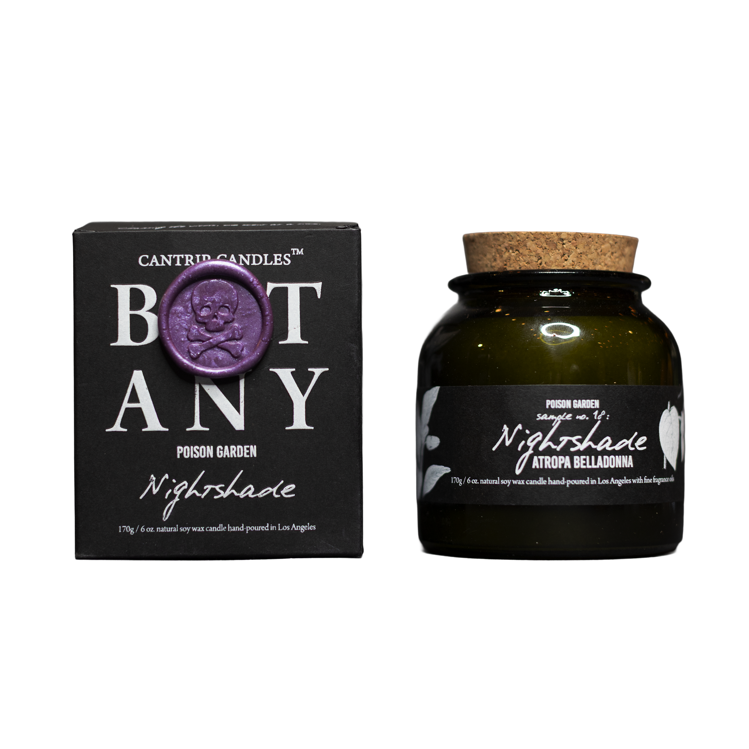 Botany: Poison Garden ~ Nightshade 🫐 - Cantrip Candles