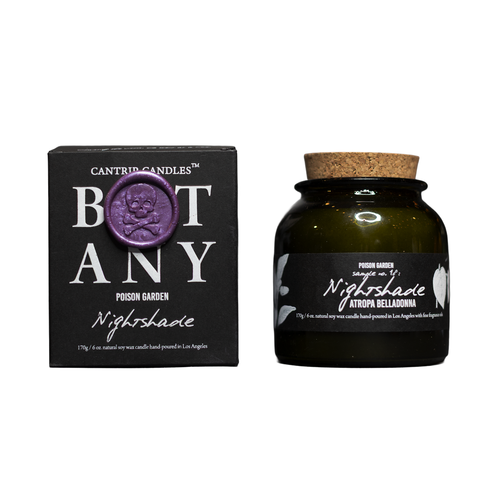 Botany: Poison Garden ~ Nightshade 🫐 - Cantrip Candles